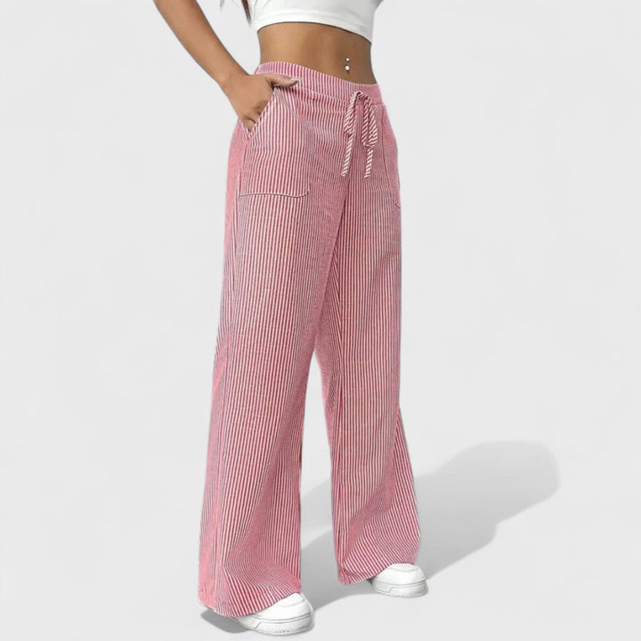 Dominique - Pantalon Large Confortable