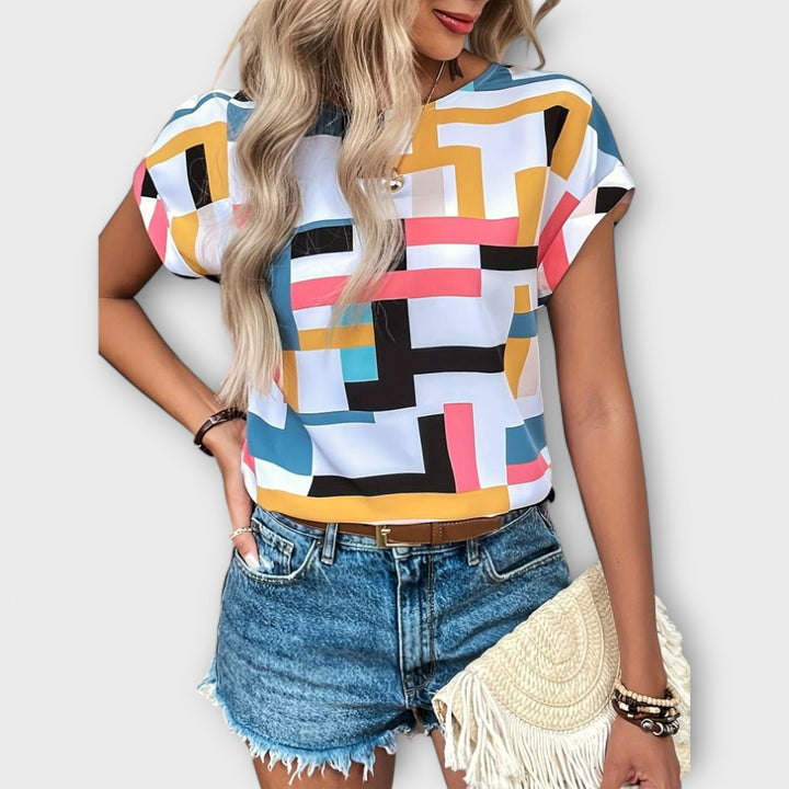 Chloe - Blouse à manches courtes