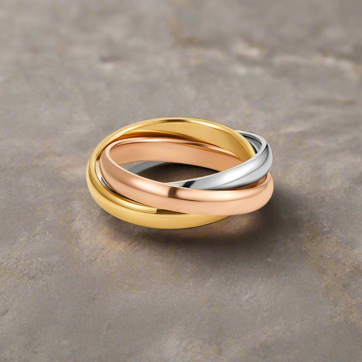 Bague tricolore