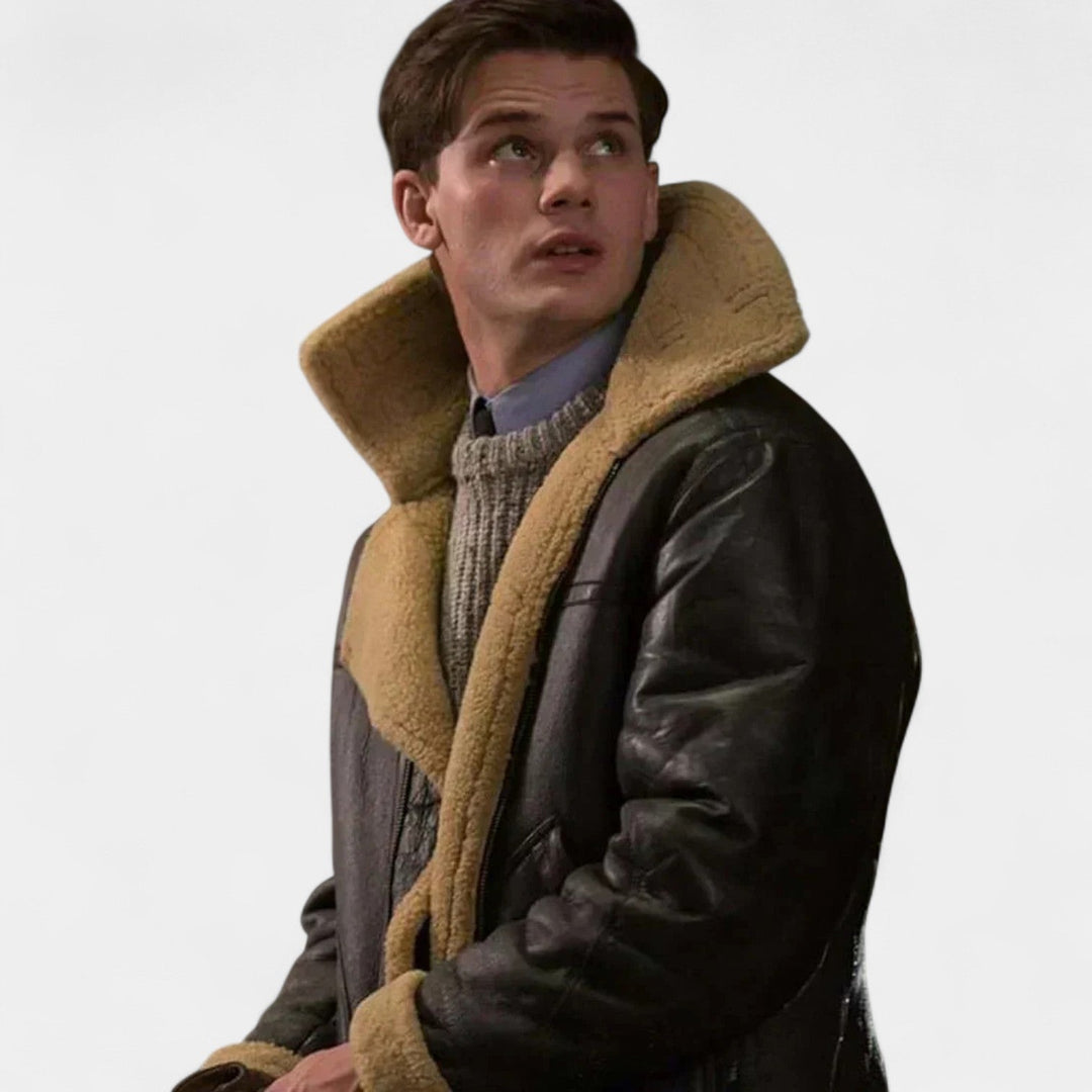 Viktor – Veste en cuir premium avec doublure en peau de mouton