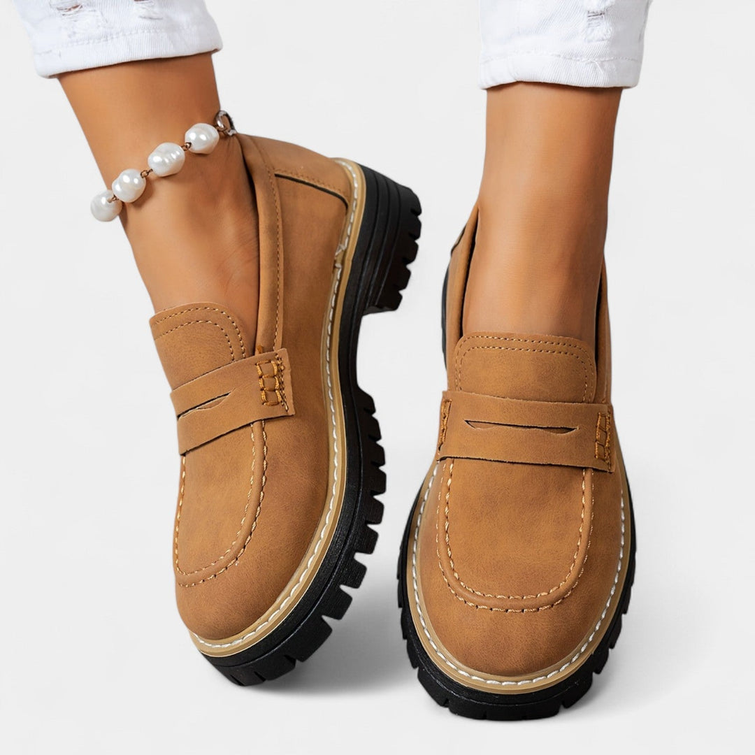 Michaela – Mocassins à semelle épaisse