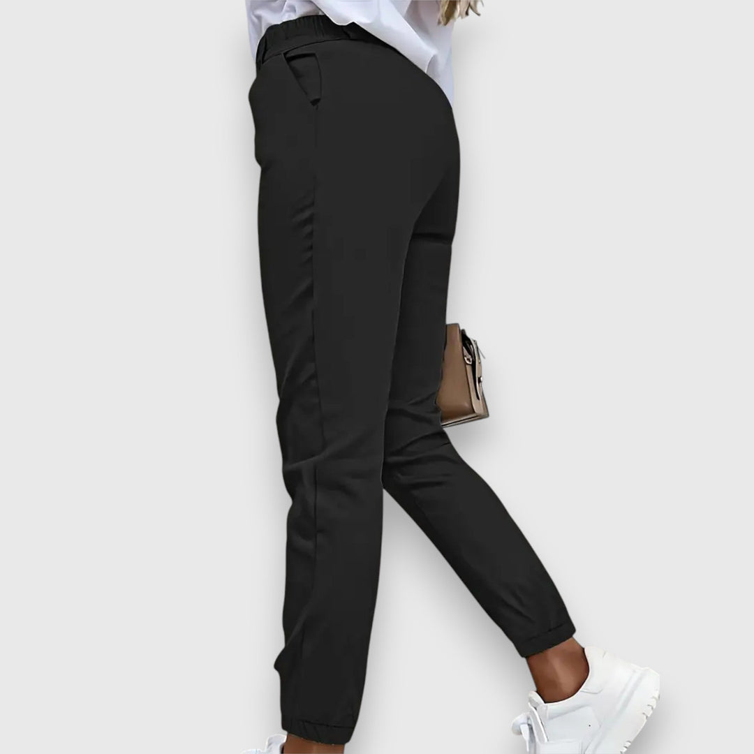 Isabel – Pantalon élégant à taille haute