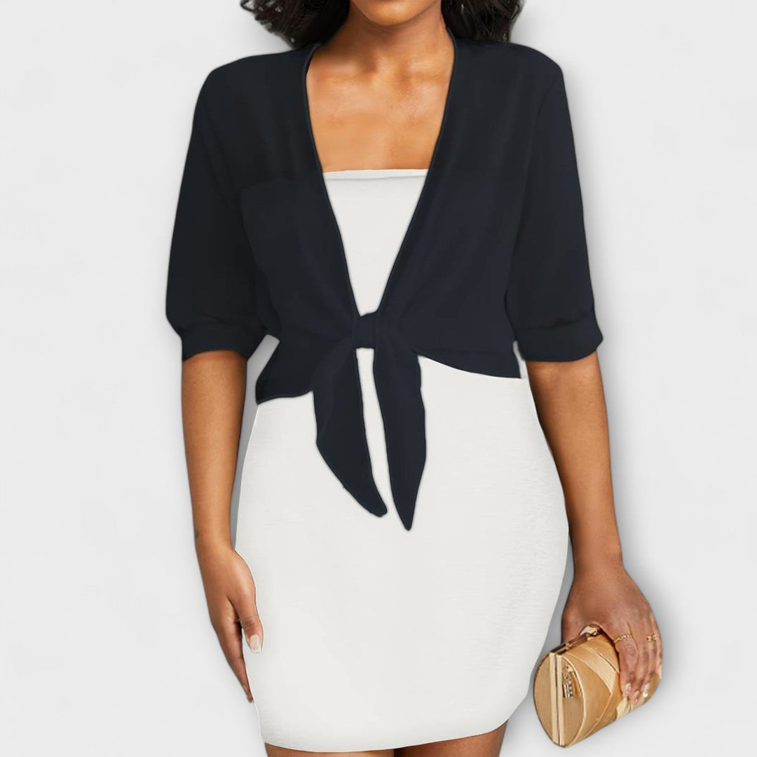 Olivia - Blouse à devant ouvert