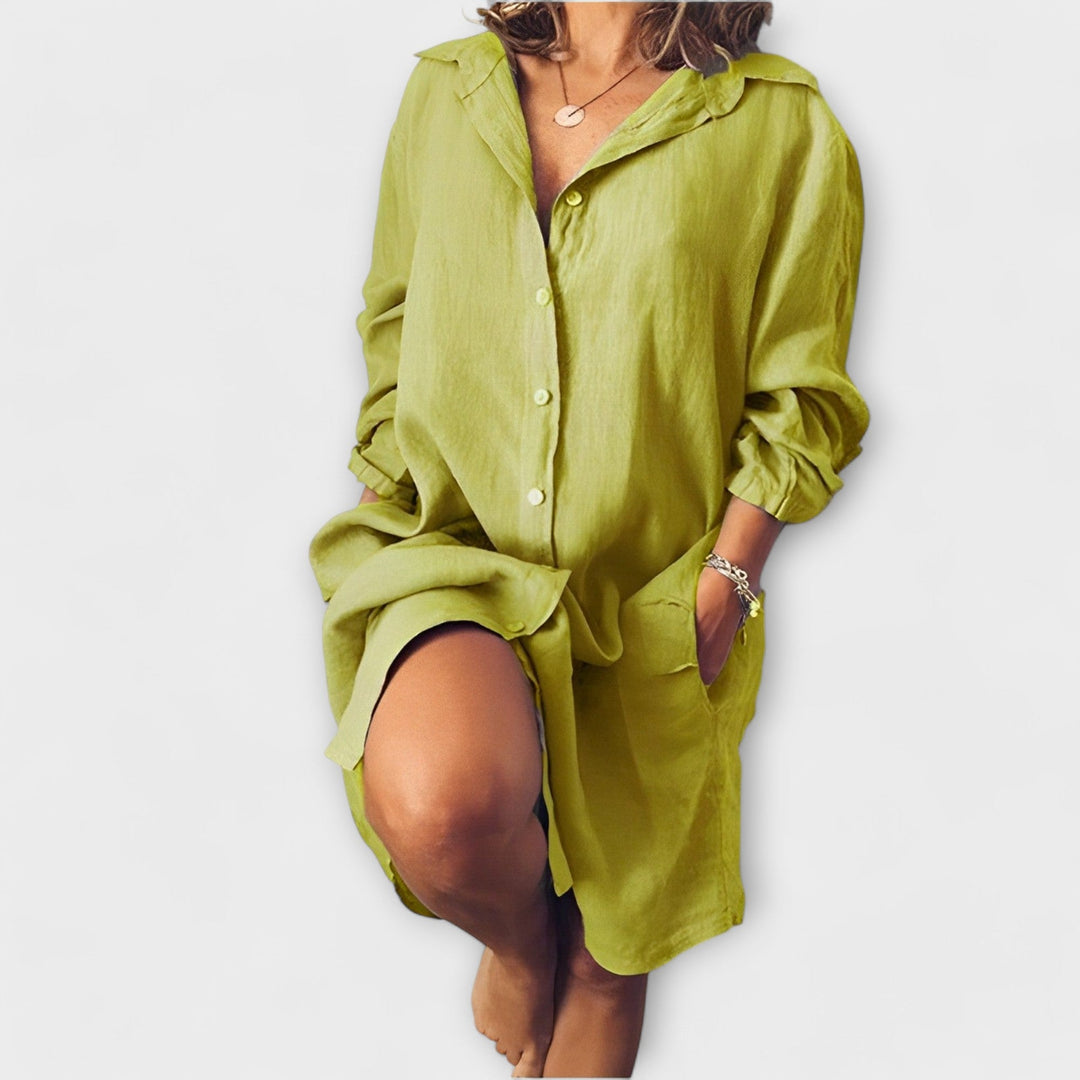 Chemise en lin décontractée pour un usage quotidien
