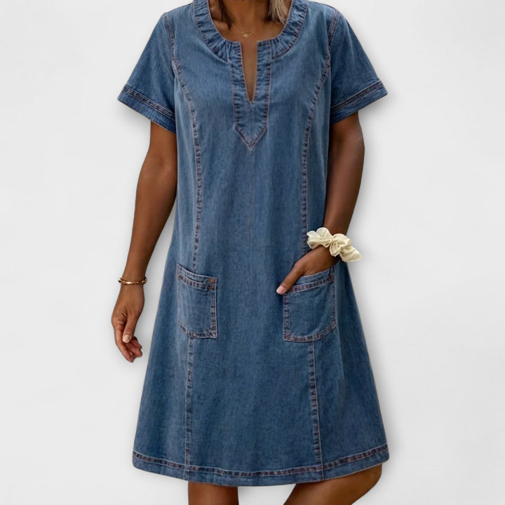Mathea - Robe en Jean Douce