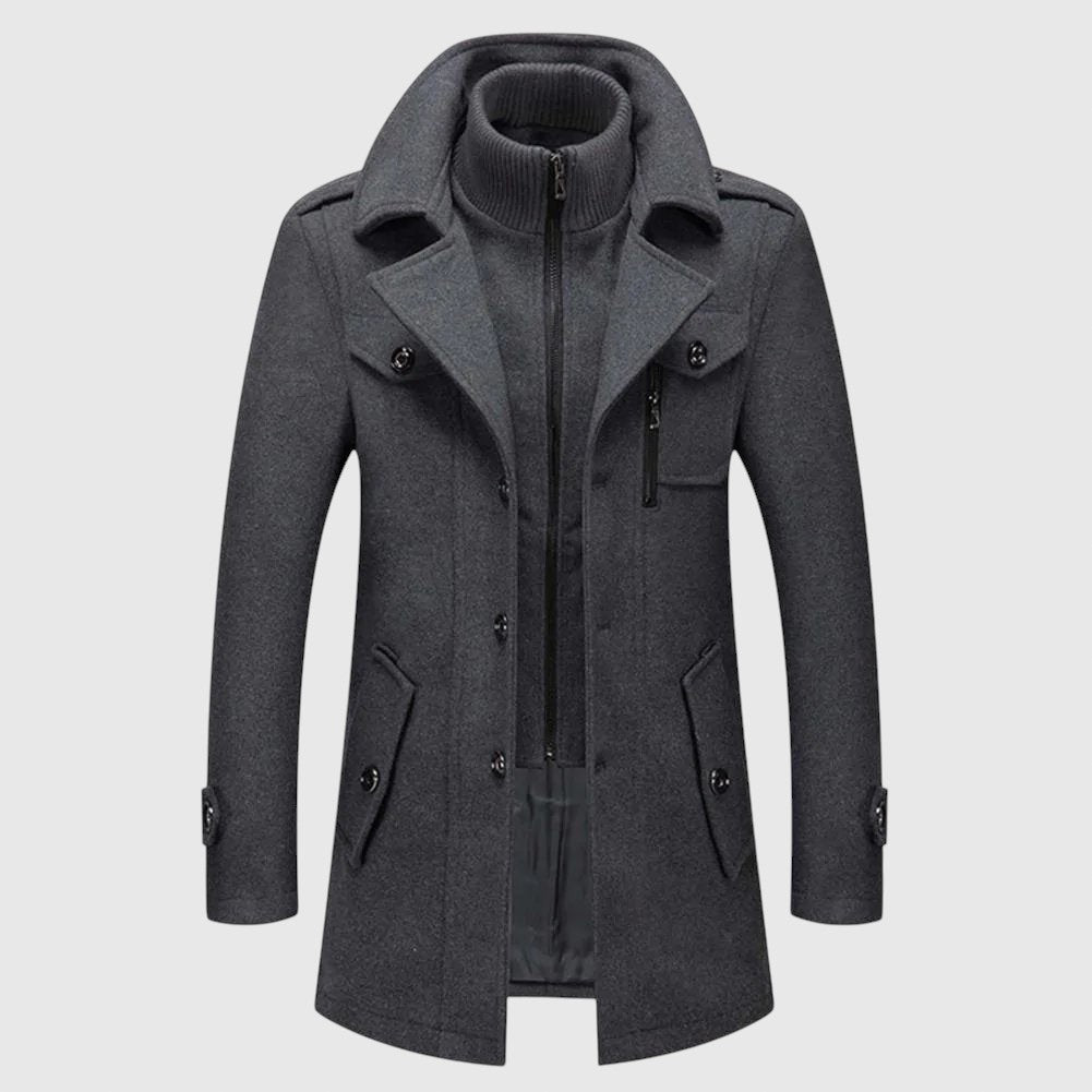 Lukáš – Veste d'hiver à double couche pour homme