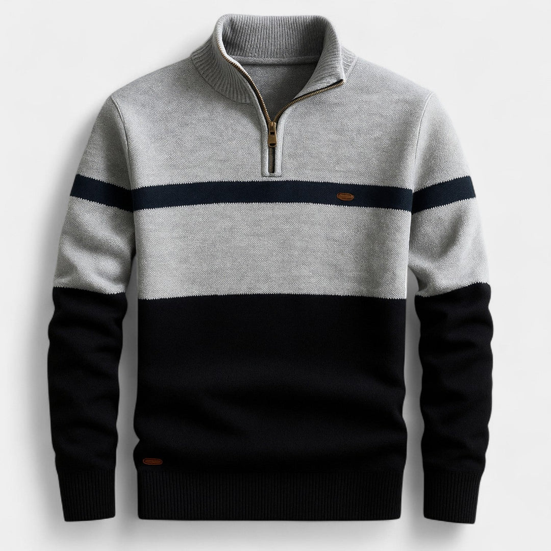 David – Pull à col zippé