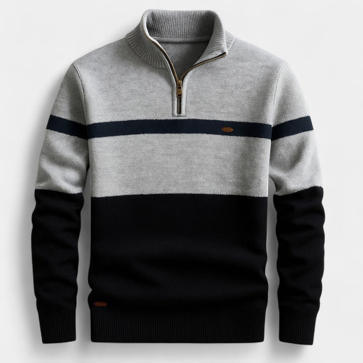David – Pull à col zippé