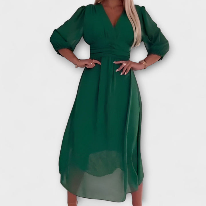 Nia - Robe Wrap Élégante