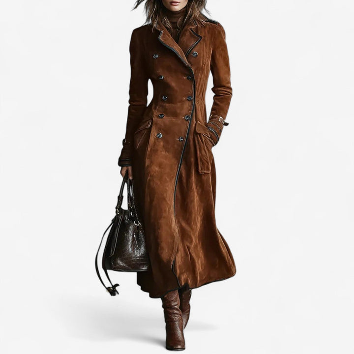 Nathaly™ Trench élégant en Suède