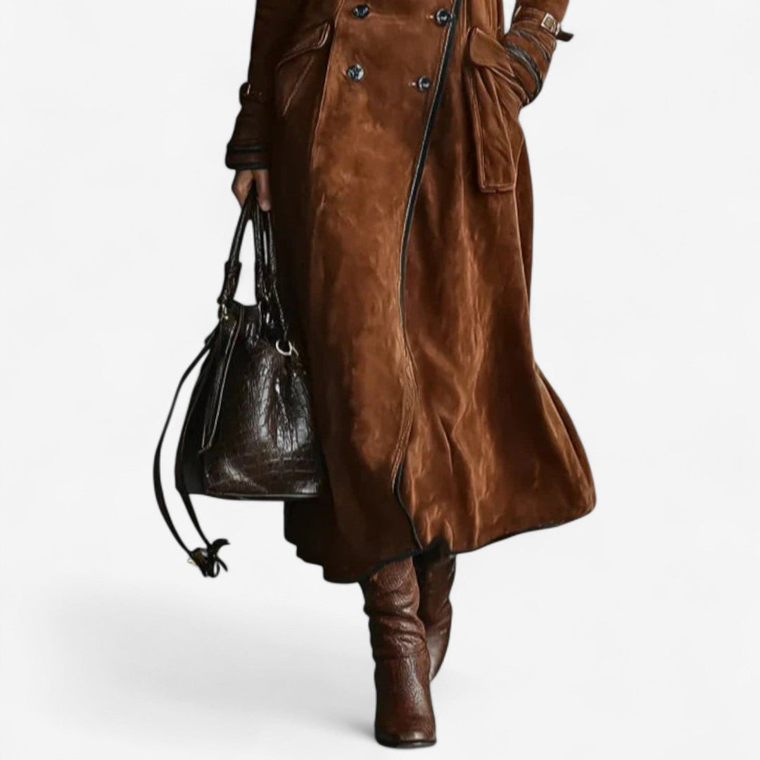 Nathaly™ Trench élégant en Suède