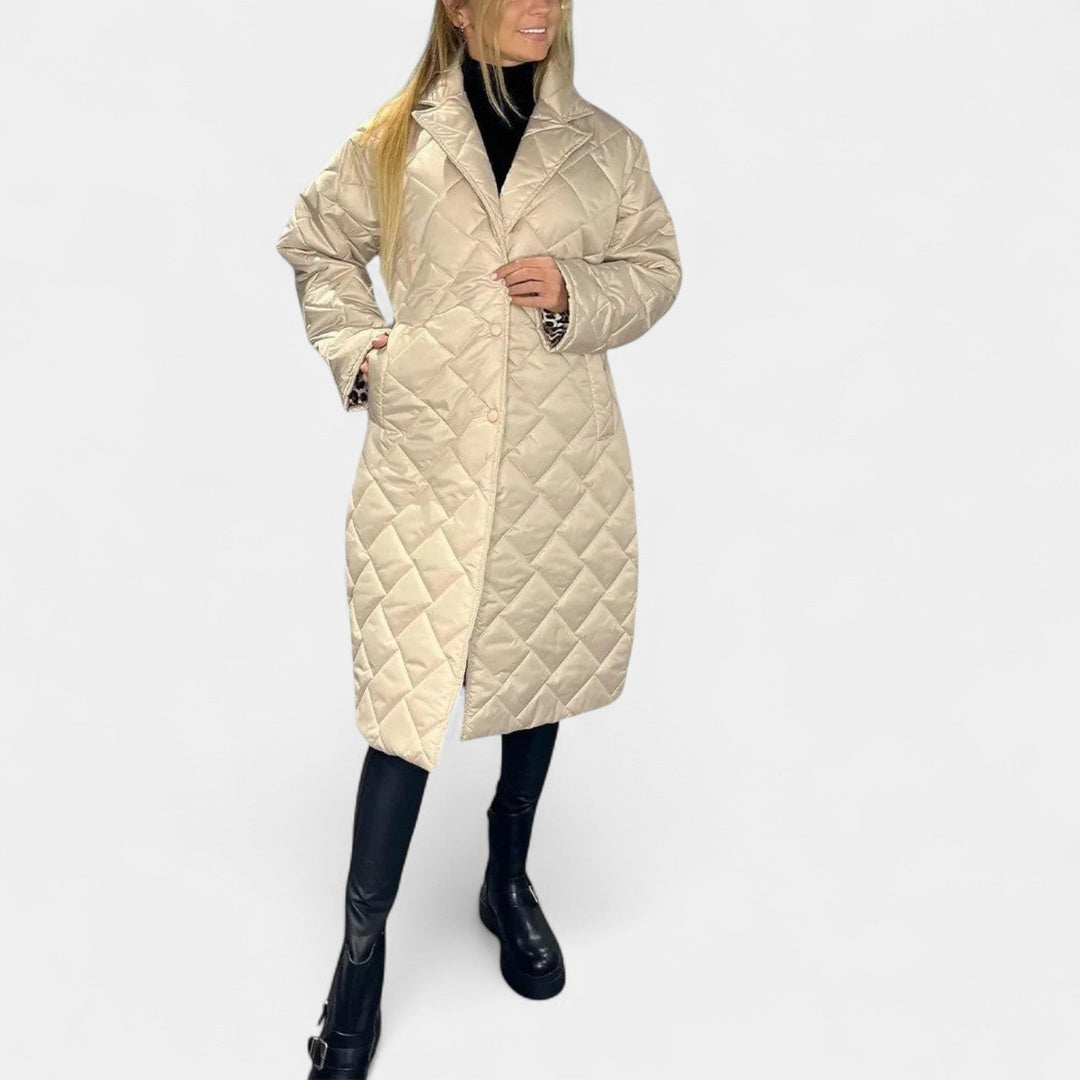Tereza – Manteau réversible élégant