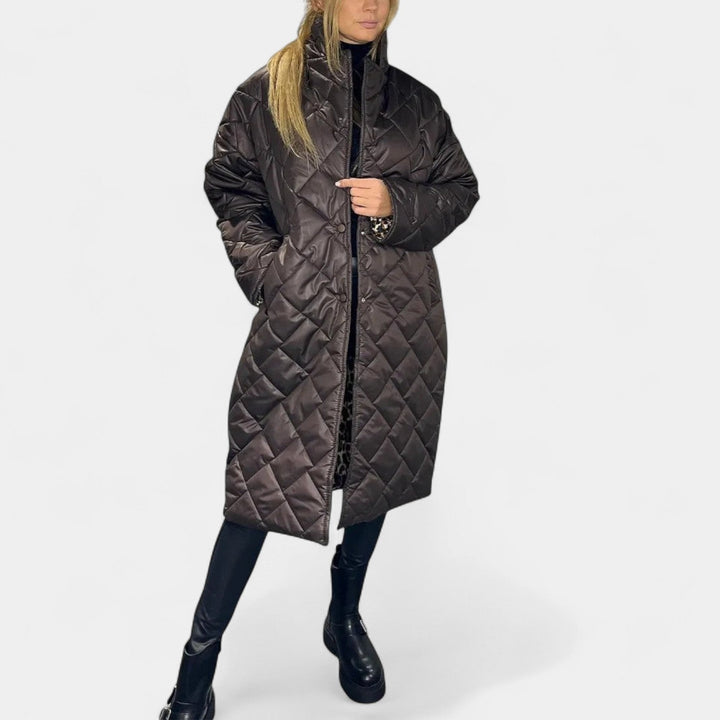 Tereza – Manteau réversible élégant