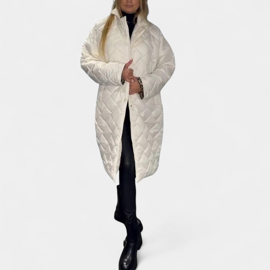 Tereza – Manteau réversible élégant