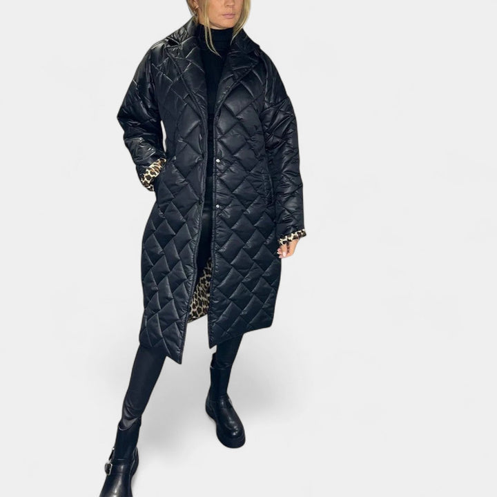 Tereza – Manteau réversible élégant