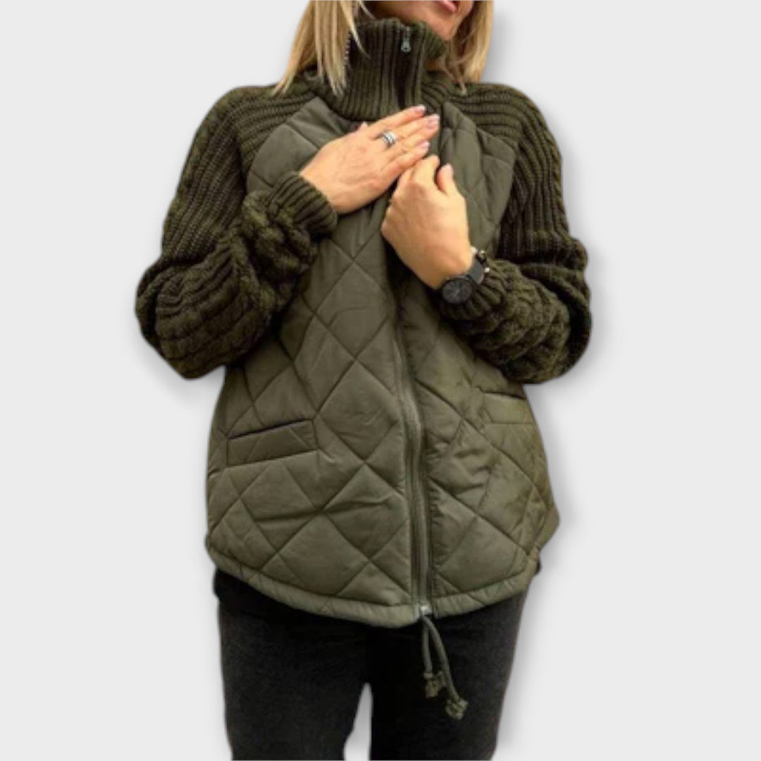 Valerie - Veste à col montant