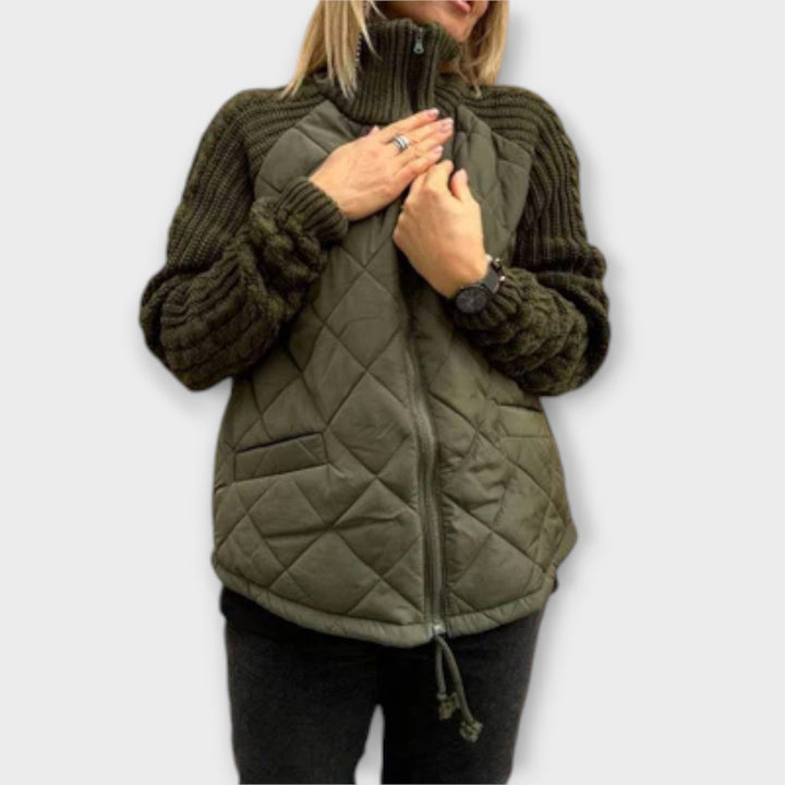 Valerie - Veste à col montant