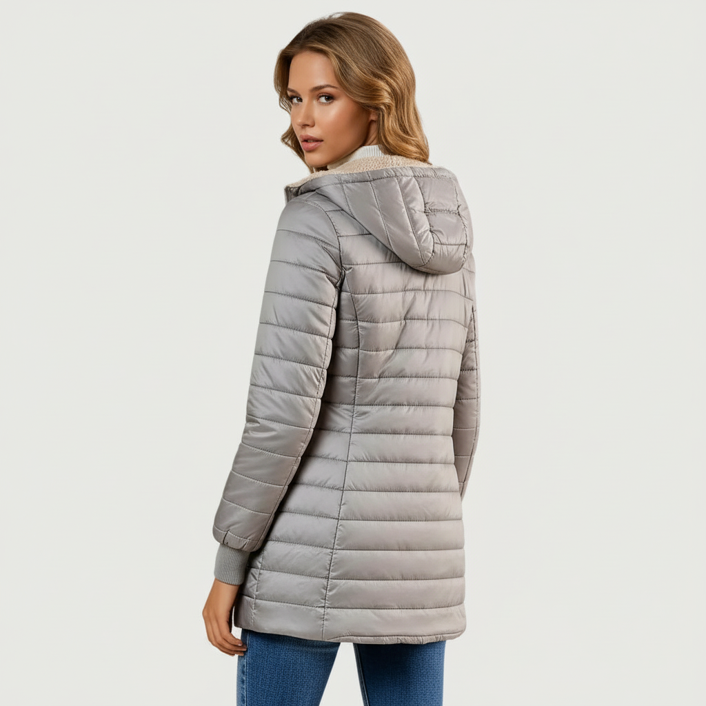 Mija – Long manteau élégant et imperméable