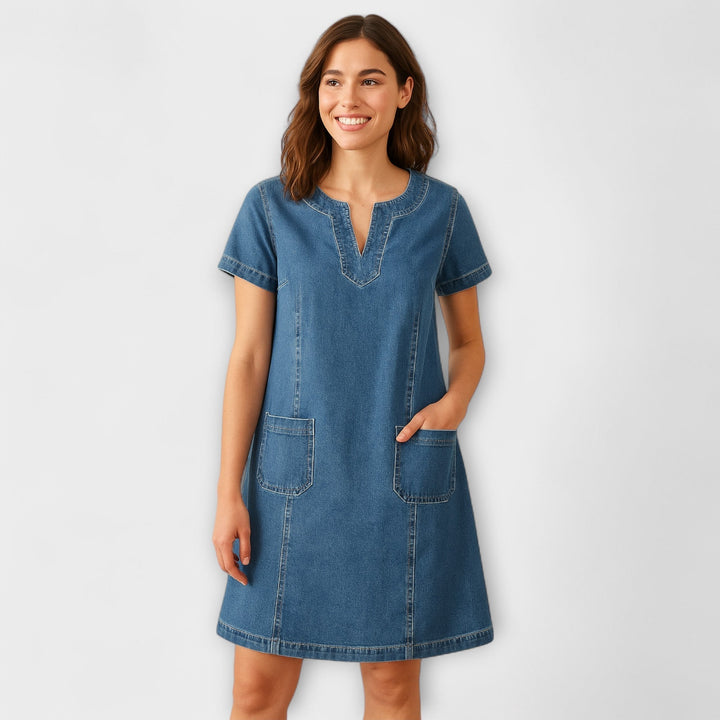 Mathea - Robe en Jean Douce