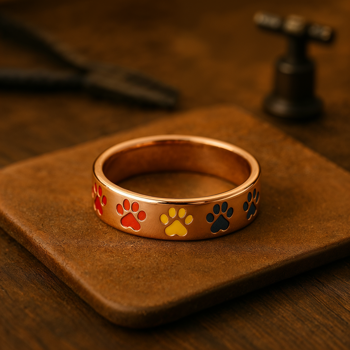 Bague anti-stress rotative pour pattes