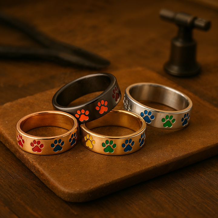 Bague anti-stress rotative pour pattes