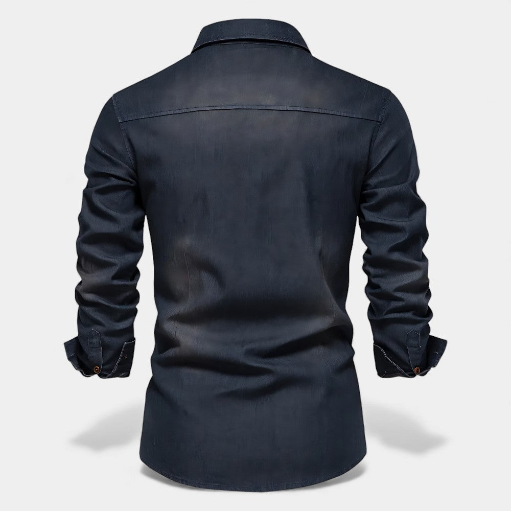 Štěpán – Chemise en denim au style intemporel