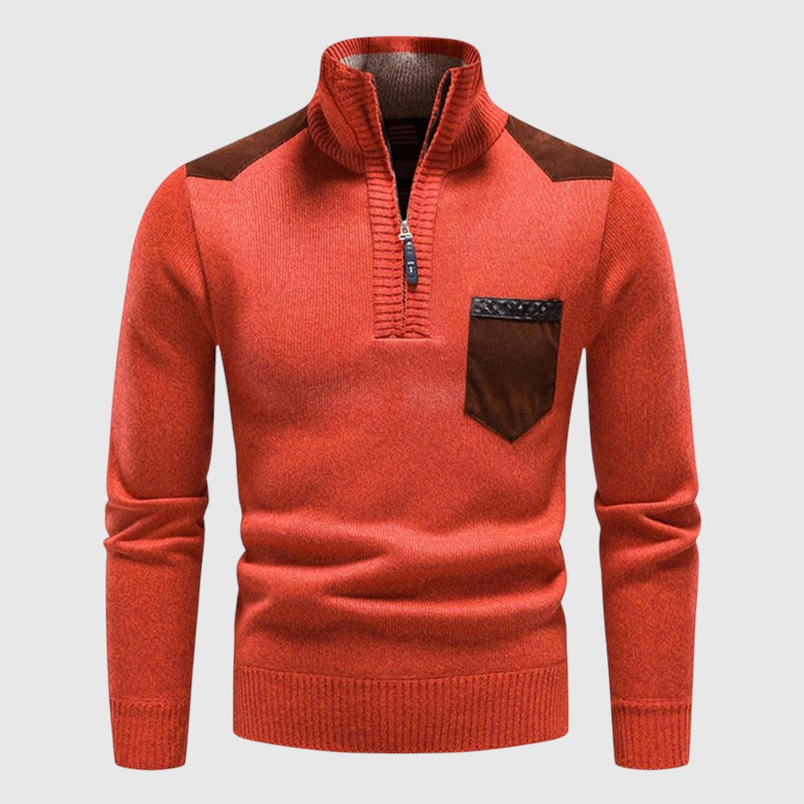 Libuše - Pull en laine avec zip