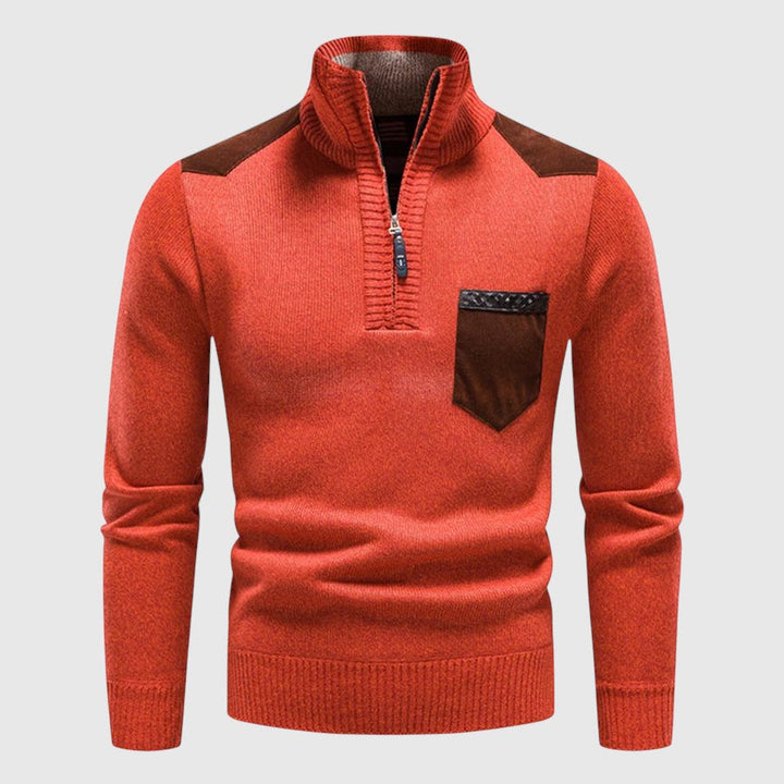 Libuše - Pull en laine avec zip