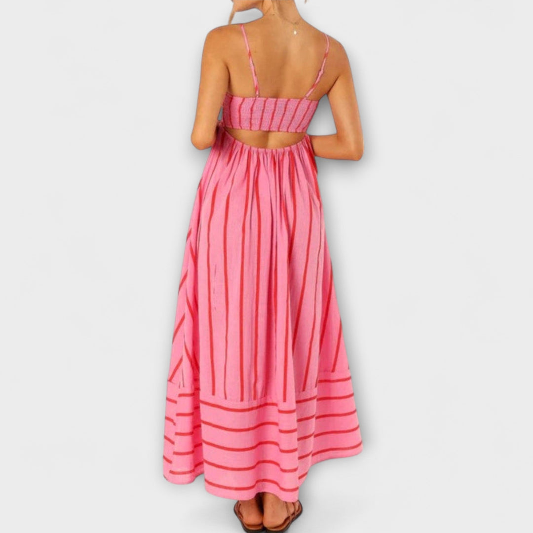 Svea - Robe maxi en Bare Bloom