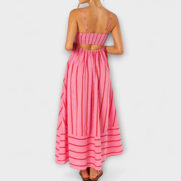 Svea - Robe maxi en Bare Bloom