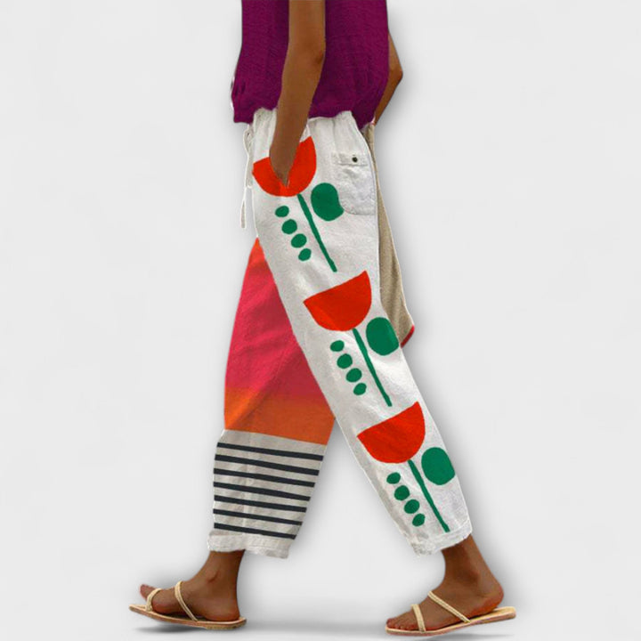 Airish - Pantalons amples imprimés audacieux