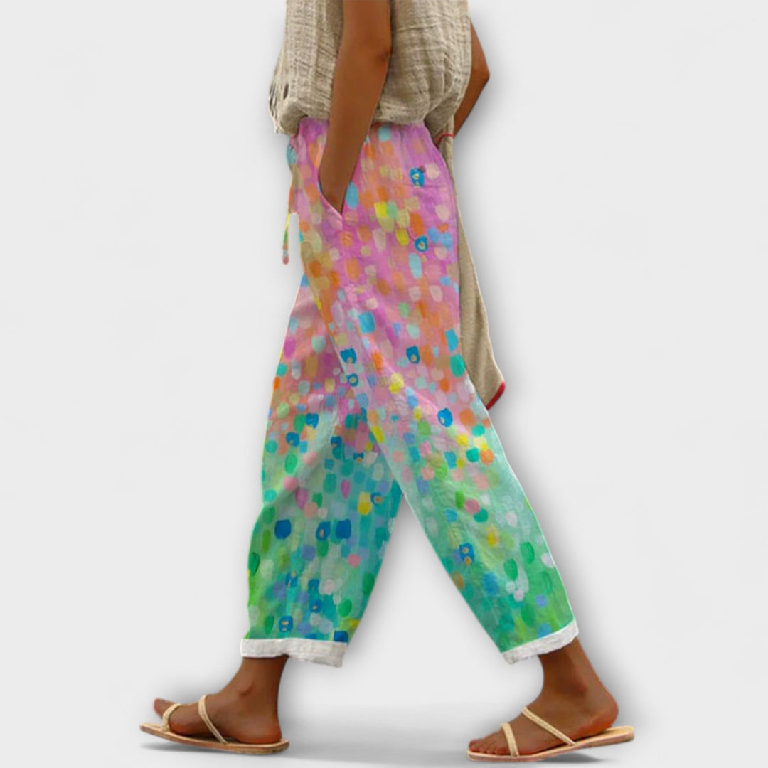 Airish - Pantalons amples imprimés audacieux