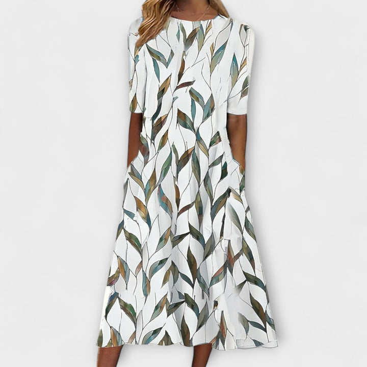 Adelina - Robe fleurie de bord de mer