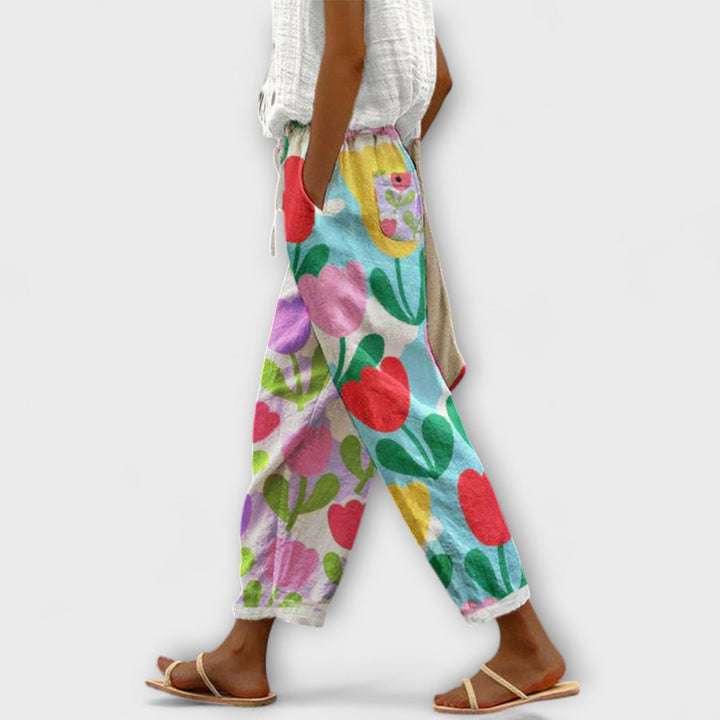Airish - Pantalons amples imprimés audacieux