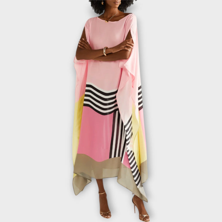 Elenora - Kaftan géométrique à coupe ample
