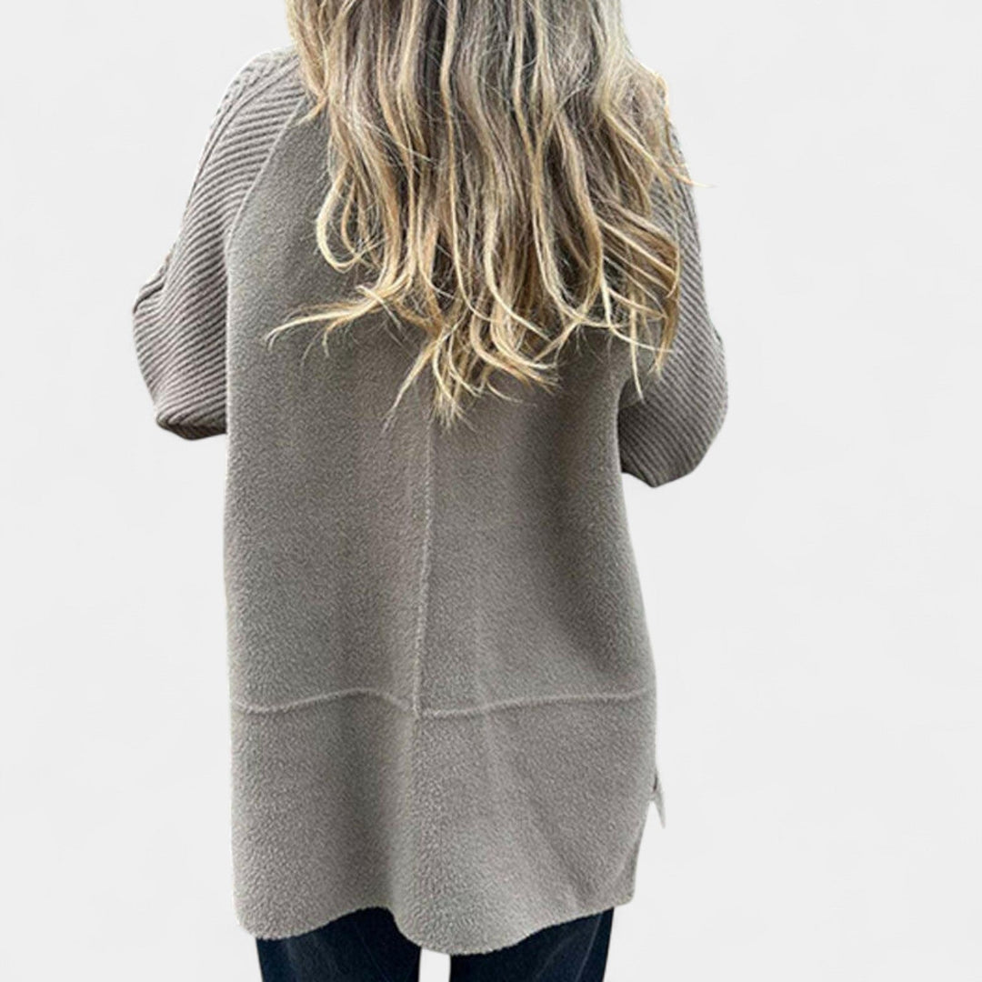 Majda - Manteau mi-long à double boutonnage