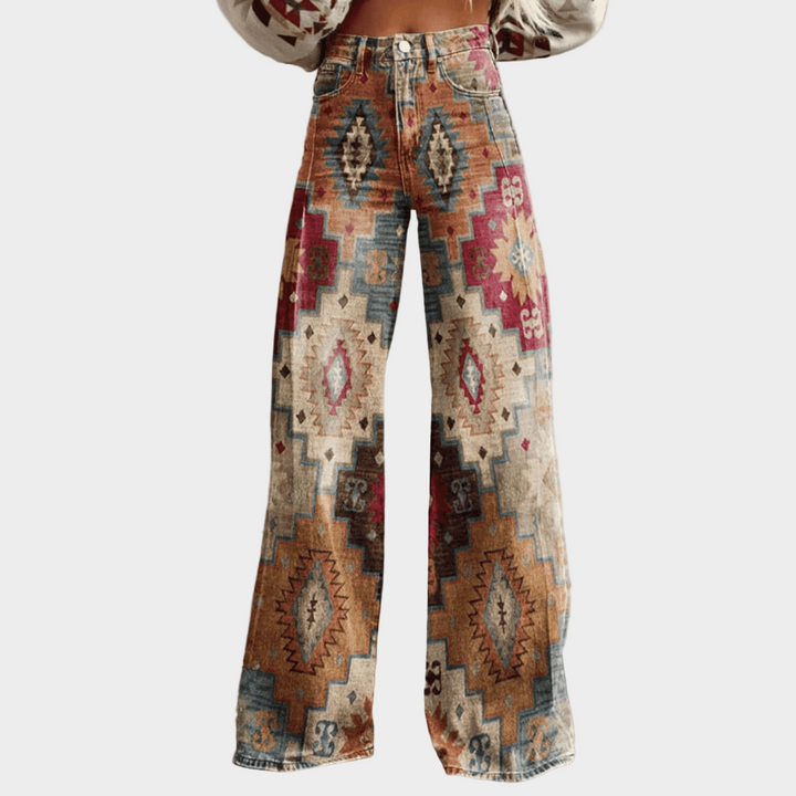 Tereza - Pantalons vintage bohèmes