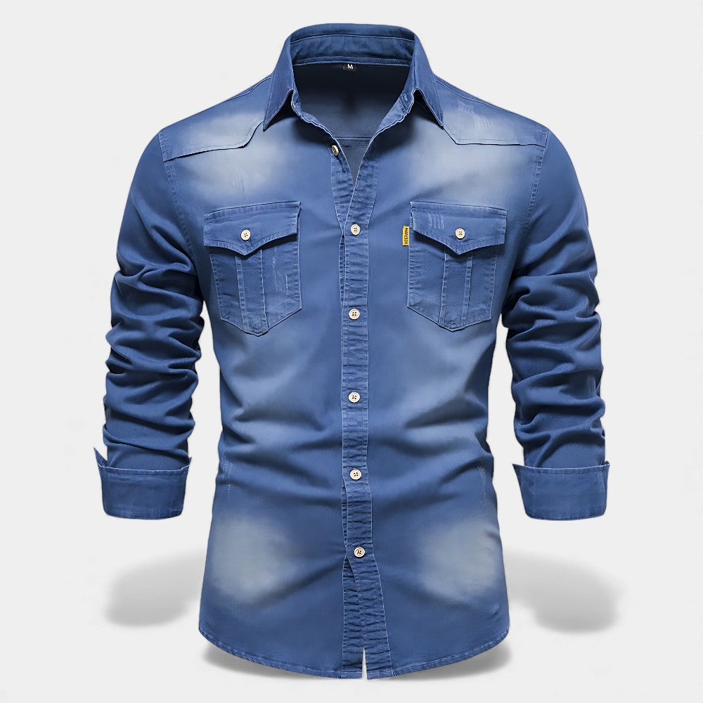Štěpán – Chemise en denim au style intemporel