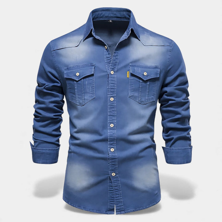 Štěpán – Chemise en denim au style intemporel