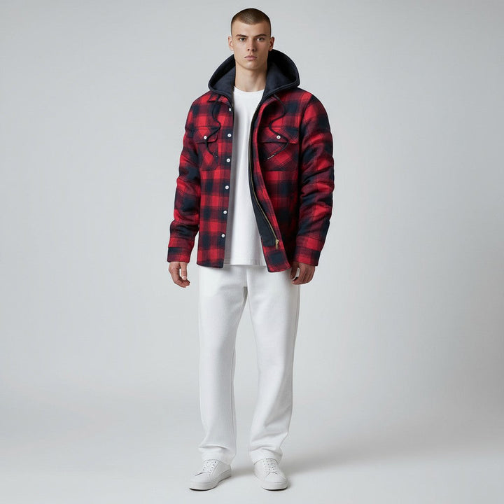 Arend – Veste chaude en mélange de laine premium