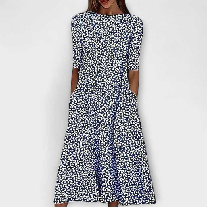 Adelina - Robe fleurie de bord de mer